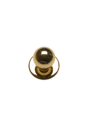 Kugelknöpfe Unisex Gold – Kugelknöpfe Gold, 12 Stück / Pack