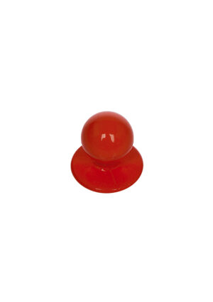 Kugelknöpfe Unisex Rot – Kugelknöpfe Rot, 12 Stück / Pack