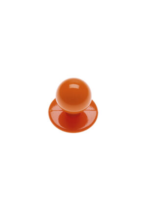 Kugelknöpfe Unisex Orange – Kugelknöpfe Orange, 12 Stück / Pack
