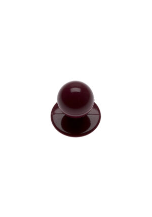 Kugelknöpfe Unisex Bordeaux – Kugelknöpfe Bordeaux, 12 Stück / Pack