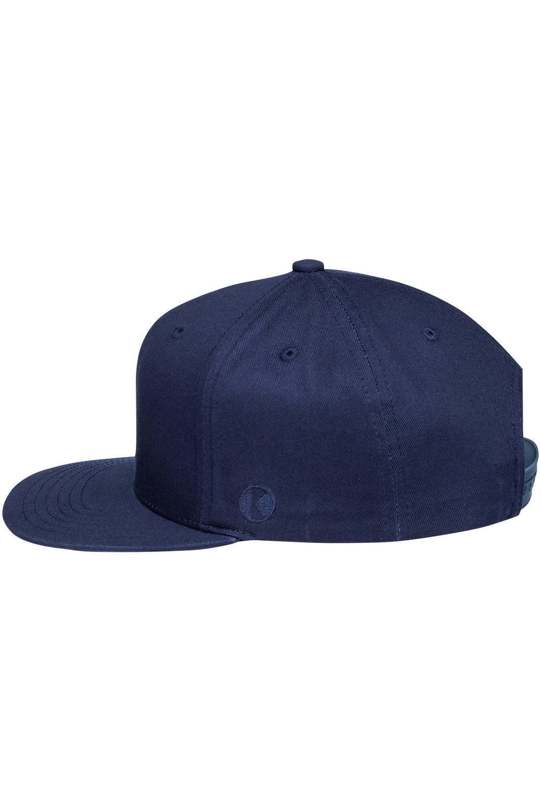 Basecap Unisex Marine – Flat Cap Classic, Detailansicht