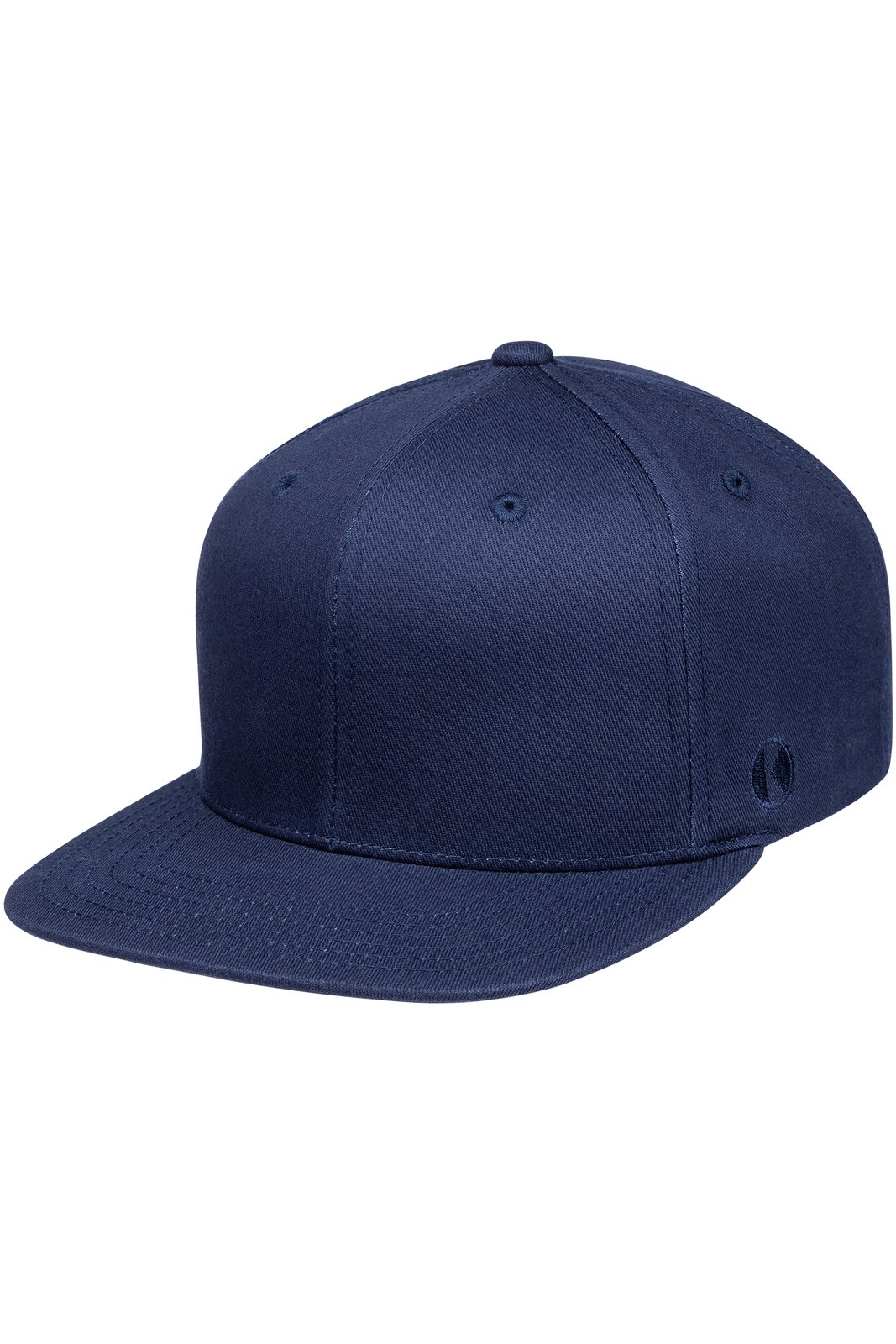 Basecap Unisex Marine – Flat Cap Classic, Detailansicht