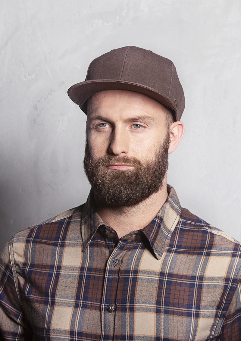 Basecap Unisex Schokolade – Flat Cap Classic