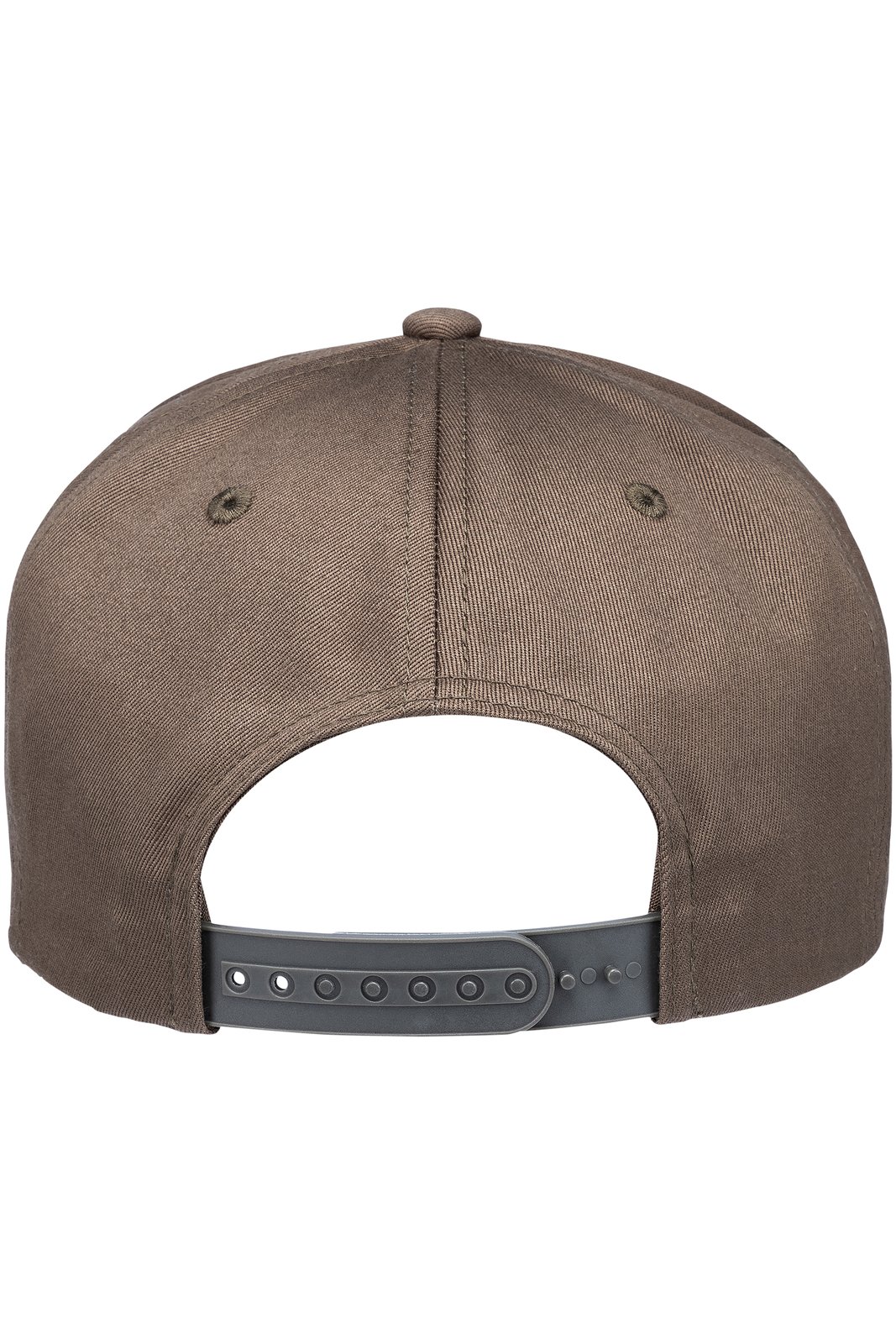 Basecap Unisex Schokolade – Flat Cap Classic, Detailansicht