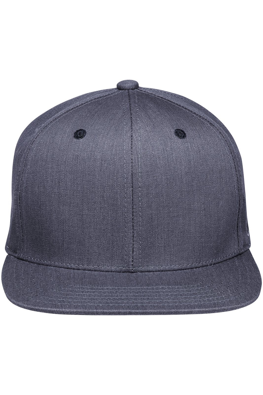 Basecap Unisex Vintage black – Flat Cap Jeans-Style, Detailansicht