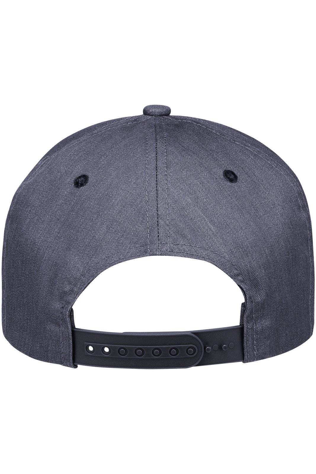 Basecap Unisex Vintage black – Flat Cap Jeans-Style, Detailansicht