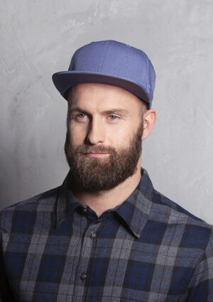 Basecap Unisex – Flat Cap Jeans-Style