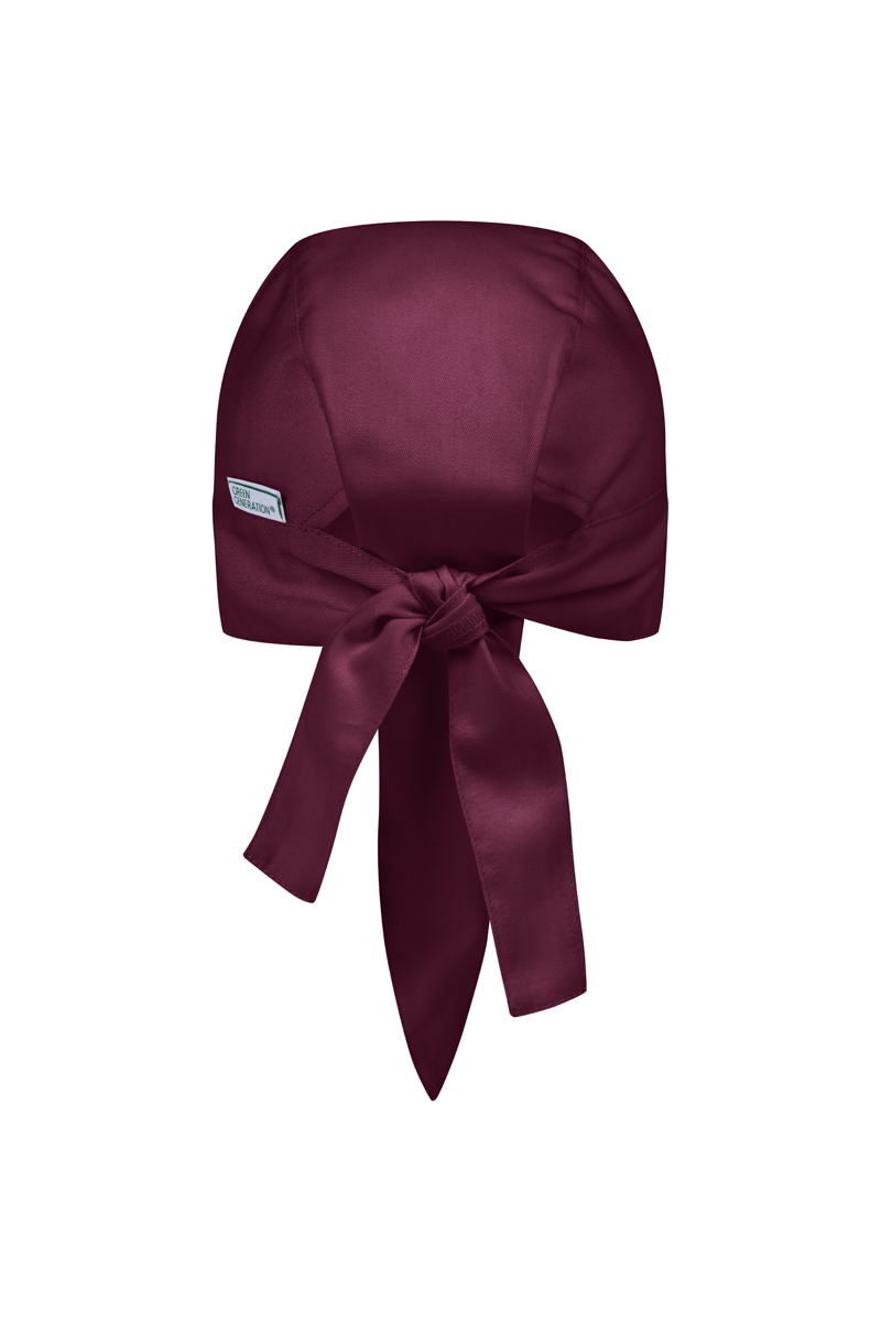Bandana Unisex Aubergine – Bandana Essential, Detailansicht