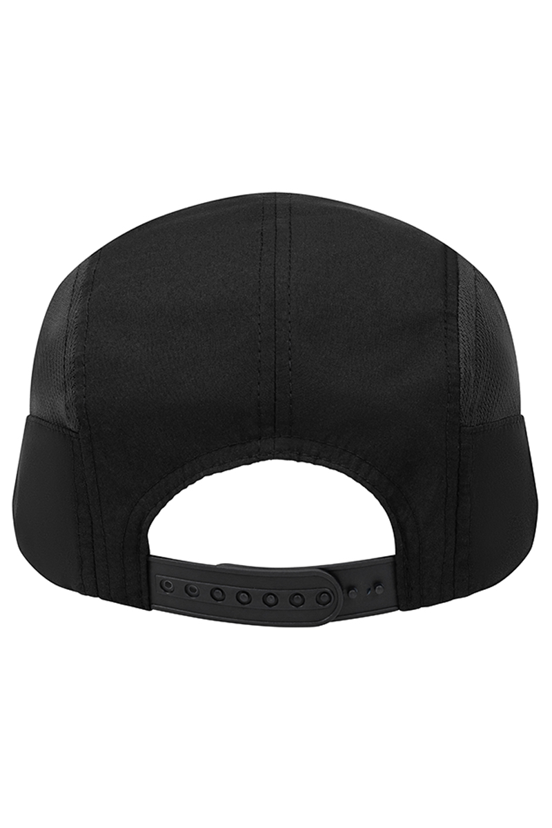 Basecap Unisex Schwarz – Performance Cap, Detailansicht
