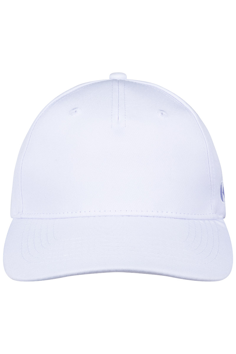 Basecap Unisex Weiß – 5-Panel Stretch Cap
