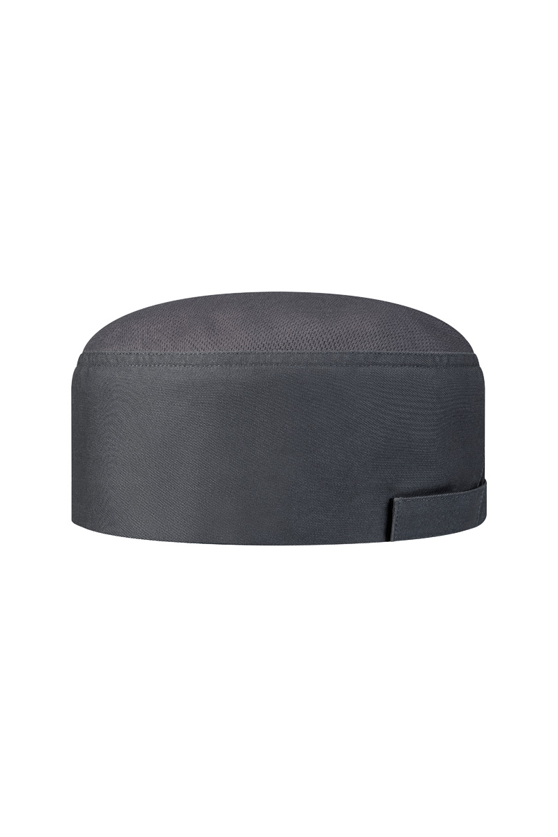Kochmütze Unisex Anthrazit – Kochmütze Beanie mit atmungsaktivem Netzeinsatz, Detailansicht