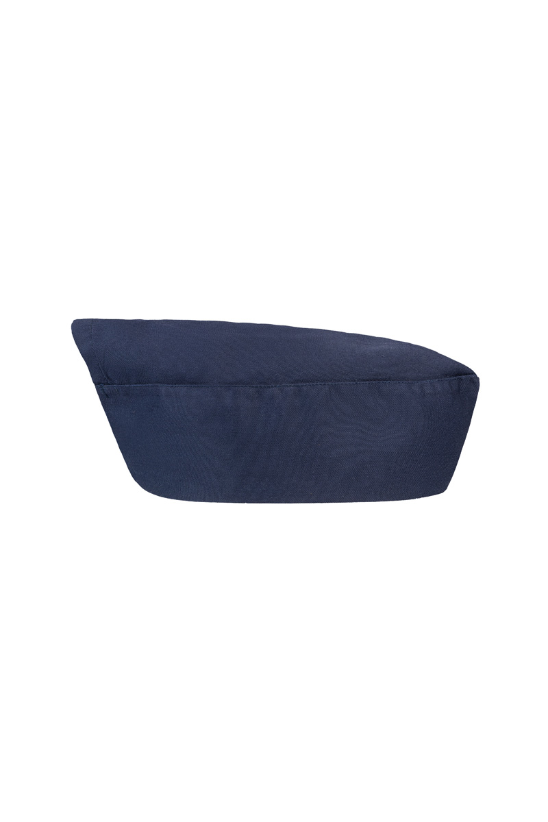 Kochmütze Unisex Marine – Größenverstellbare Kochmütze Schiffchen, Detailansicht