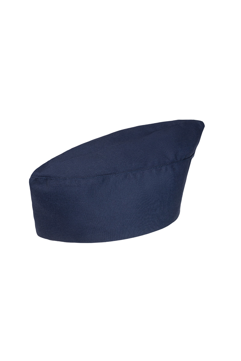 Kochmütze Unisex Marine – Größenverstellbare Kochmütze Schiffchen, Detailansicht