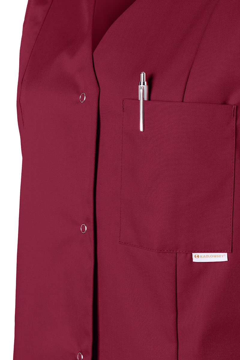 Kasack Damen Bordeaux – Kasack Sara, Detailansicht