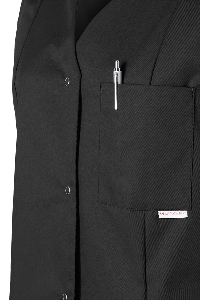 Kasack Damen Schwarz – Kasack Sara, Detailansicht