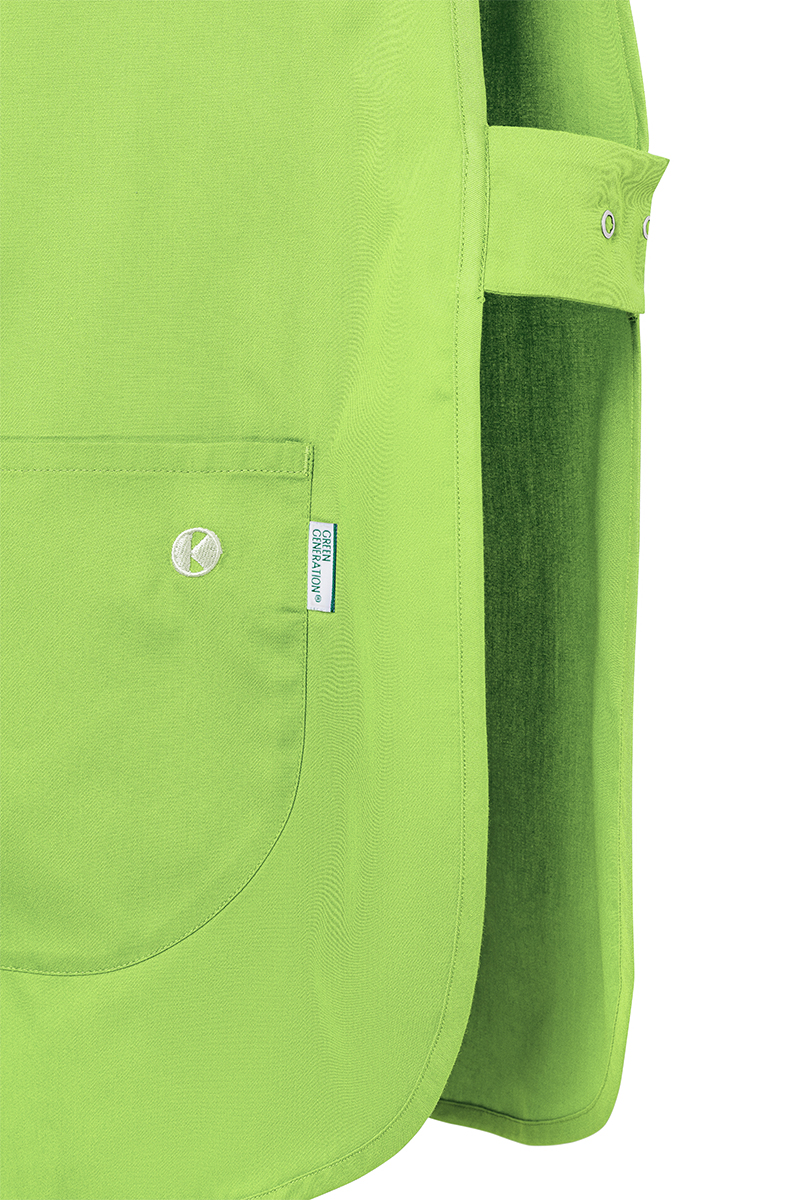 Kasack Unisex Kiwi – Überwurfkasack Essential, Detailansicht