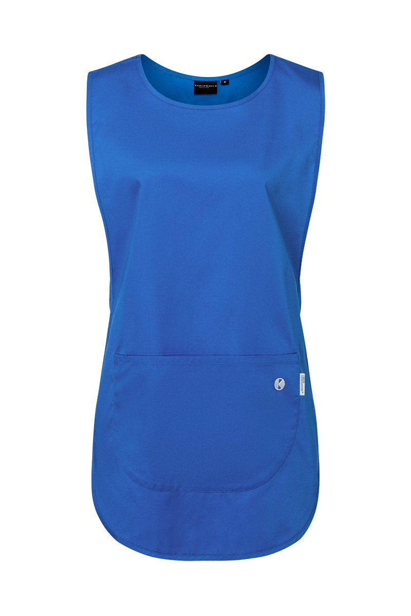 Kasack Unisex Königsblau – Überwurfkasack Essential, Detailansicht