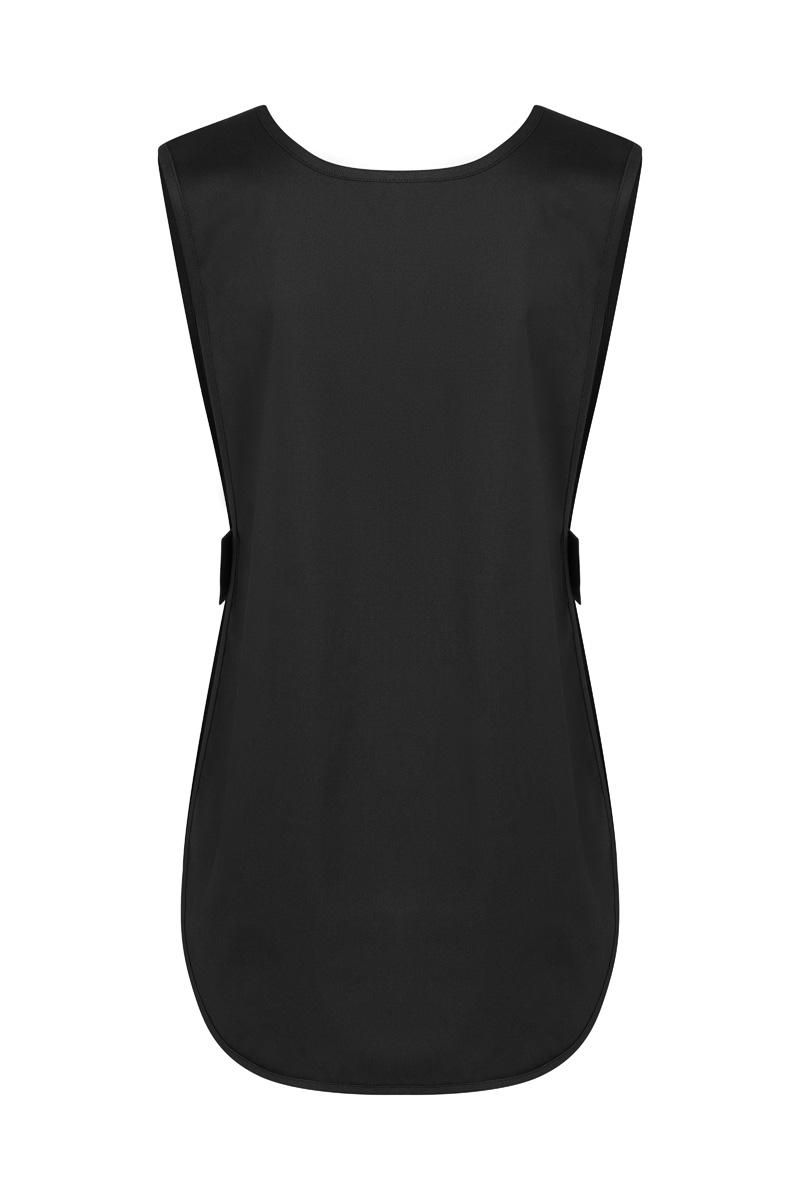 Kasack Unisex Schwarz – Überwurfkasack Essential, Detailansicht