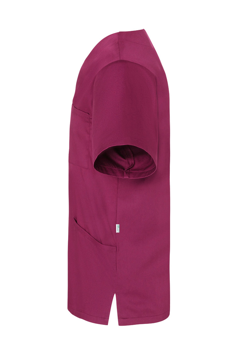 Kasack Herren Fuchsia – Kurzarm Herren-Schlupfkasack Essential, Detailansicht