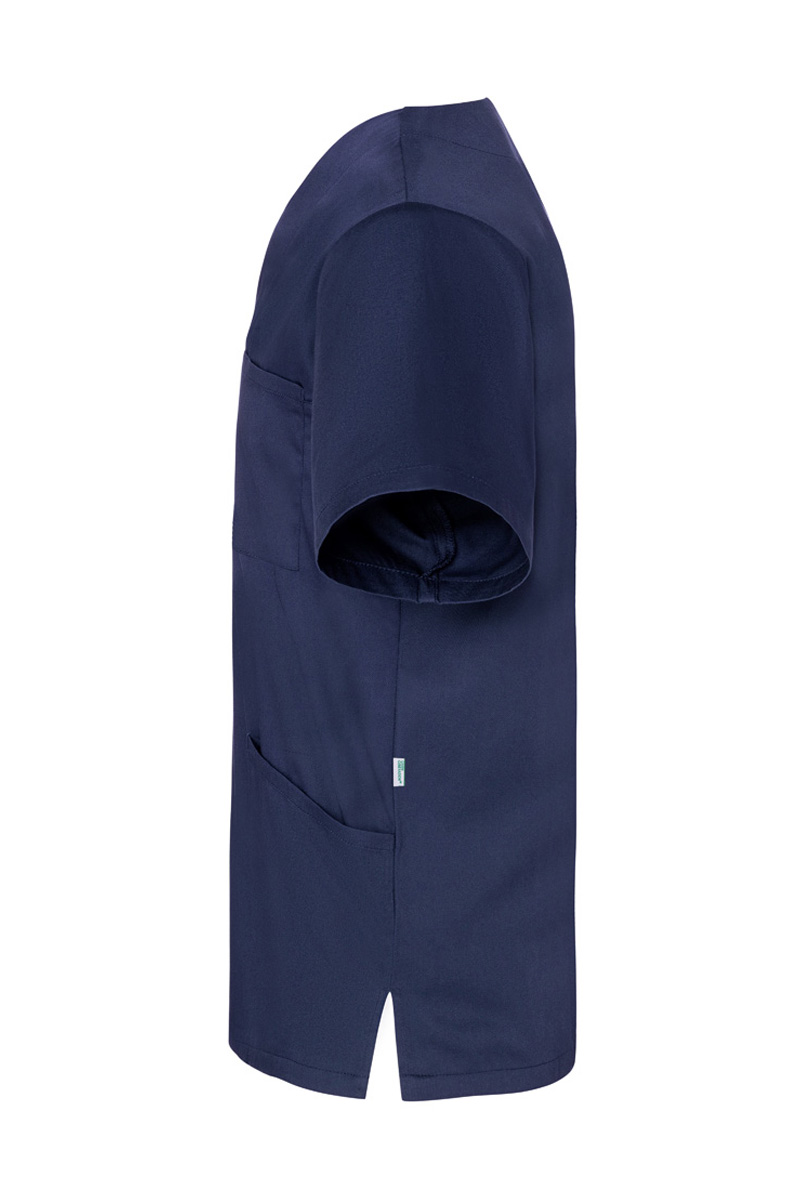 Kasack Herren Marine – Kurzarm Herren-Schlupfkasack Essential, Detailansicht