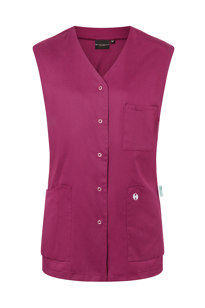 Kasack Damen Fuchsia – Ärmelloser Damenkasack Essential