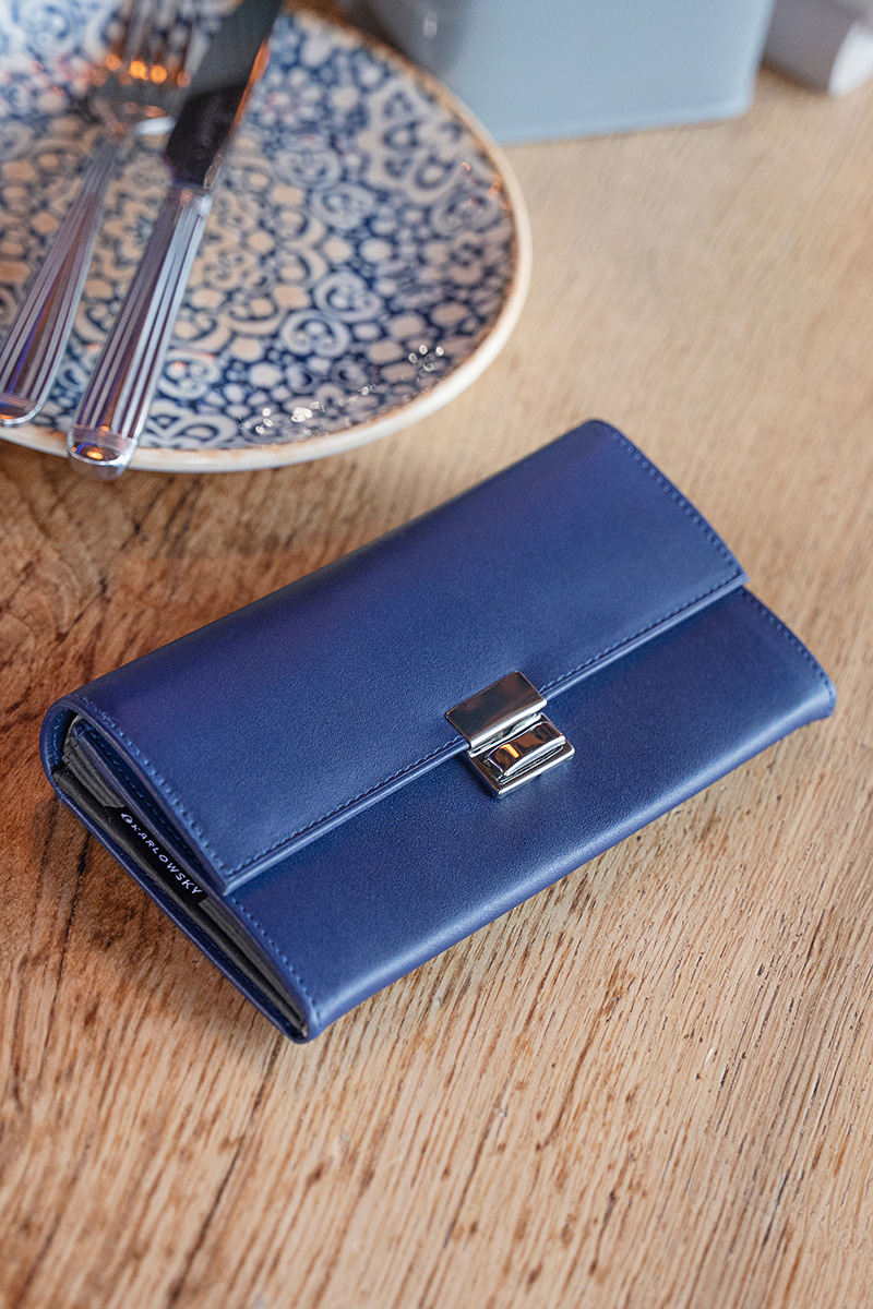Geldbörse Unisex Blau – Kellnerbörse