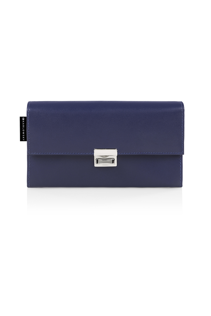 Geldbörse Unisex Blau – Kellnerbörse, Detailansicht