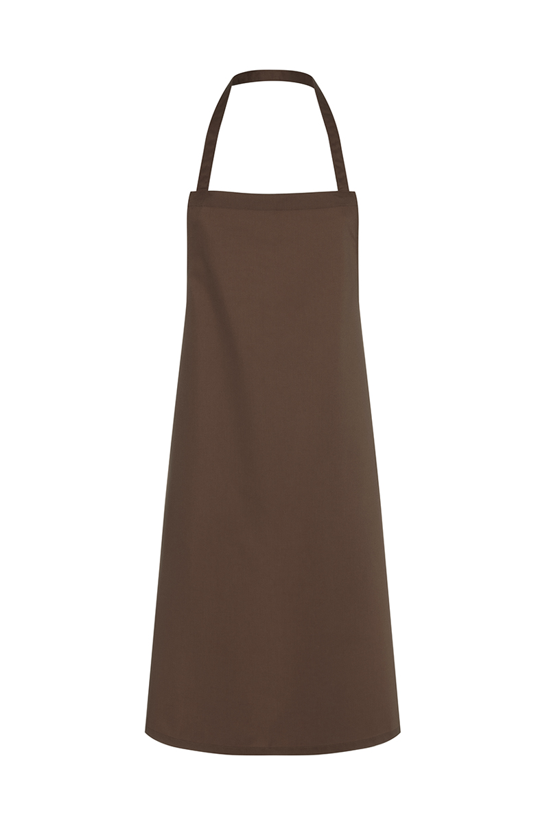 Latzschürze Unisex Hellbraun – Latzschürze Faro, Detailansicht