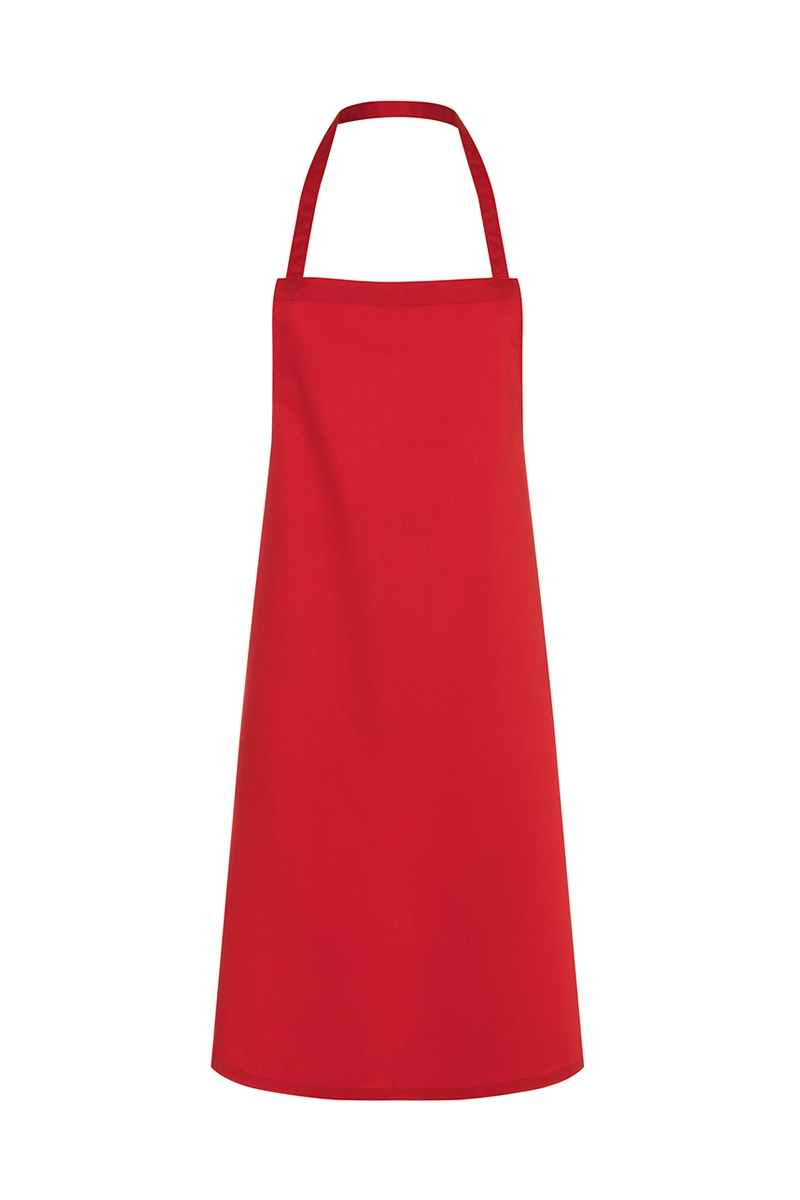 Latzschürze Unisex Rot – Latzschürze Faro, Detailansicht