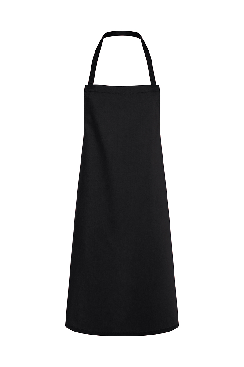 Latzschürze Unisex Schwarz – Latzschürze Faro, Detailansicht