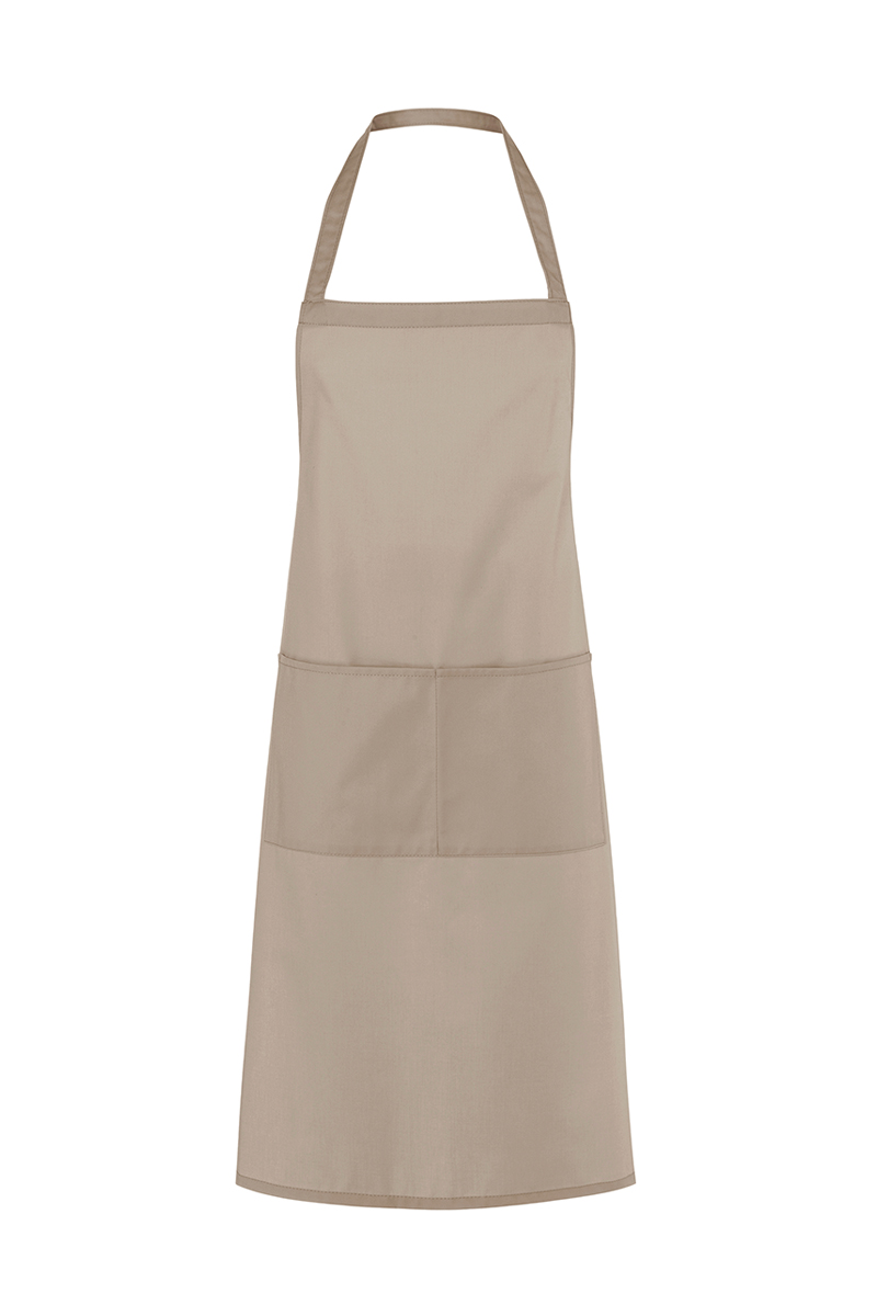 Latzschürze Unisex Sand – Latzschürze Denmark, Detailansicht