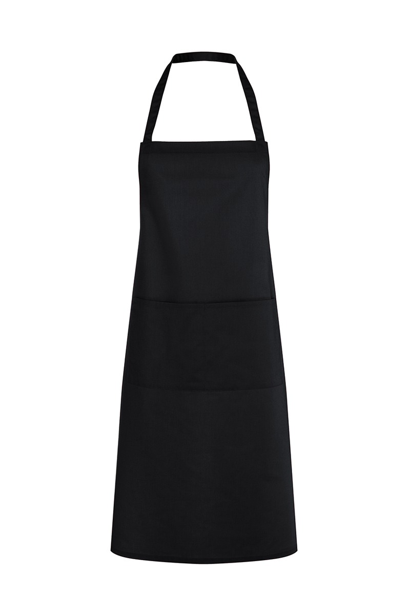 Latzschürze Unisex Schwarz – Latzschürze Denmark, Detailansicht