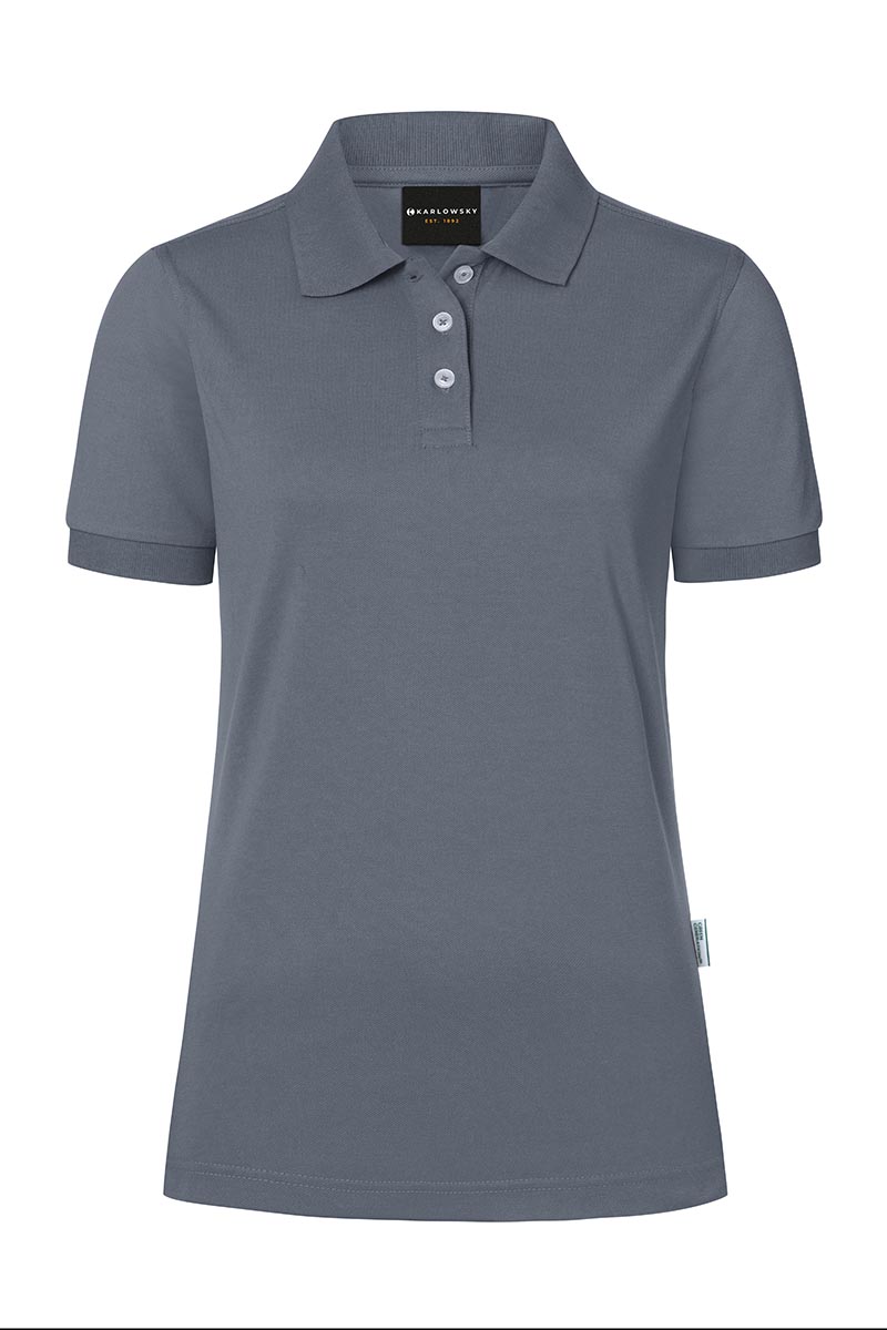 Poloshirt Damen Anthrazit – Damen Workwear Poloshirt Modern-Flair