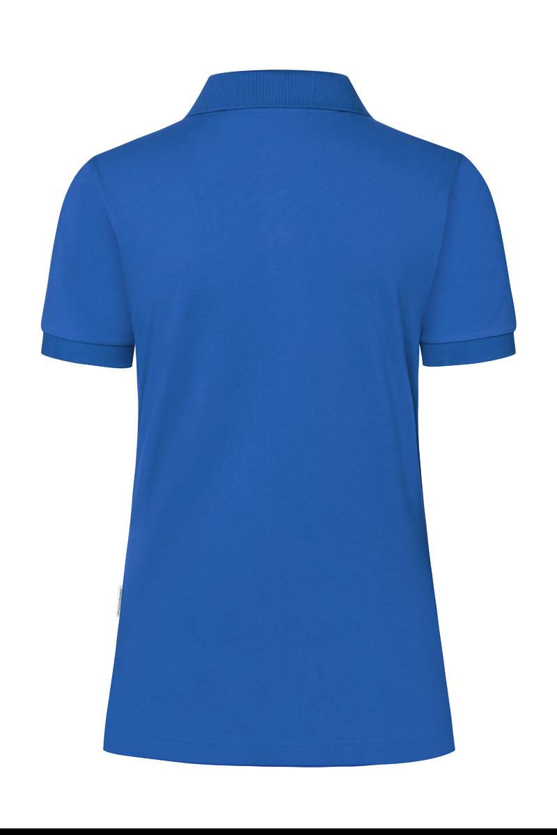Poloshirt Damen Königsblau – Damen Workwear Poloshirt Modern-Flair, Detailansicht