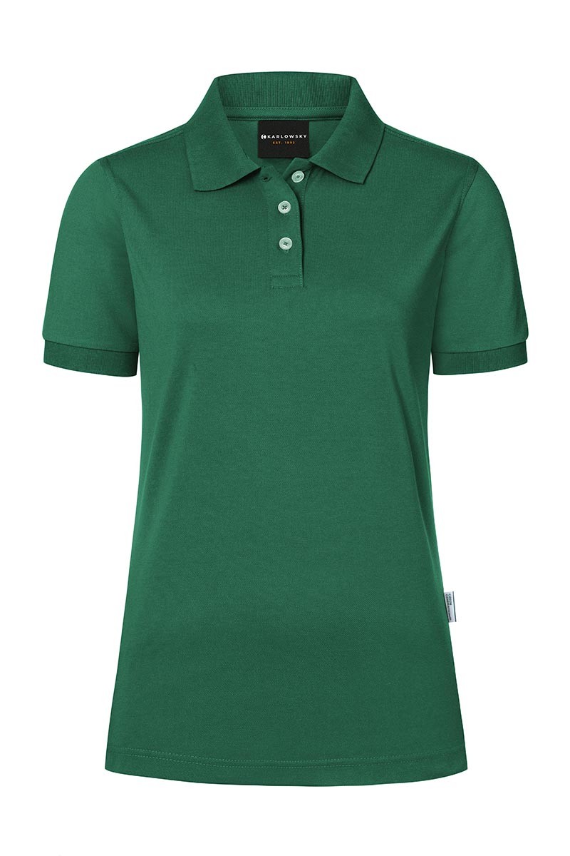 Poloshirt Damen Waldgrün – Damen Workwear Poloshirt Modern-Flair
