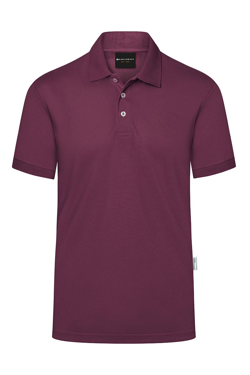Poloshirt Herren Aubergine – Herren Workwear Poloshirt Modern-Flair