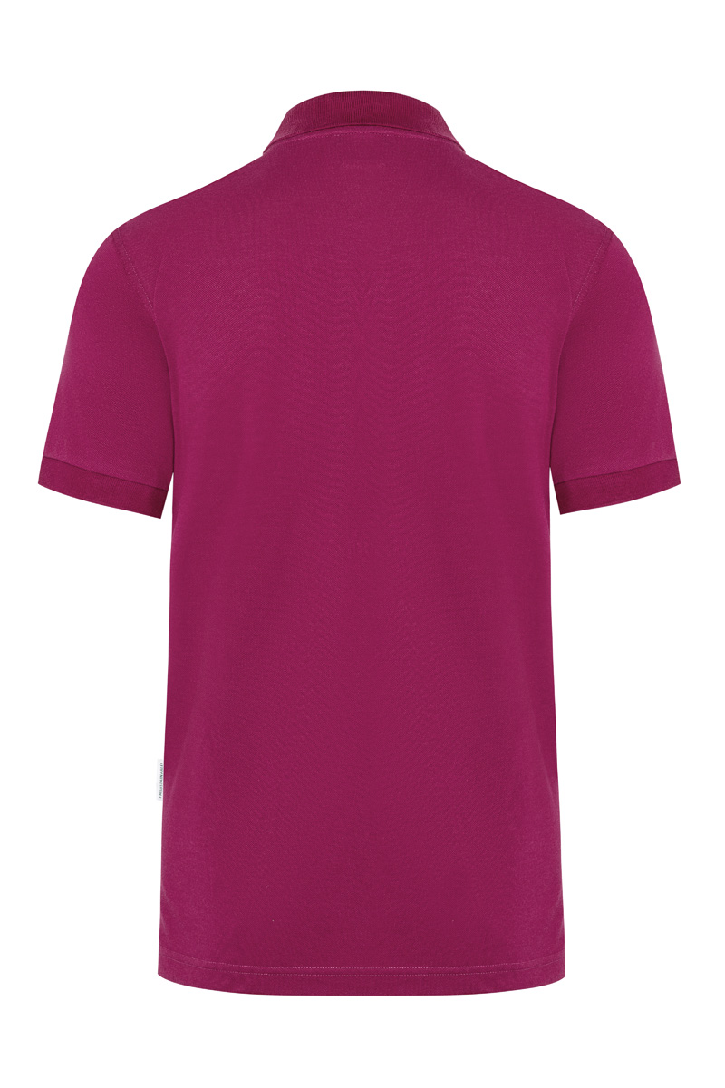 Poloshirt Herren Fuchsia – Herren Workwear Poloshirt Modern-Flair, Detailansicht