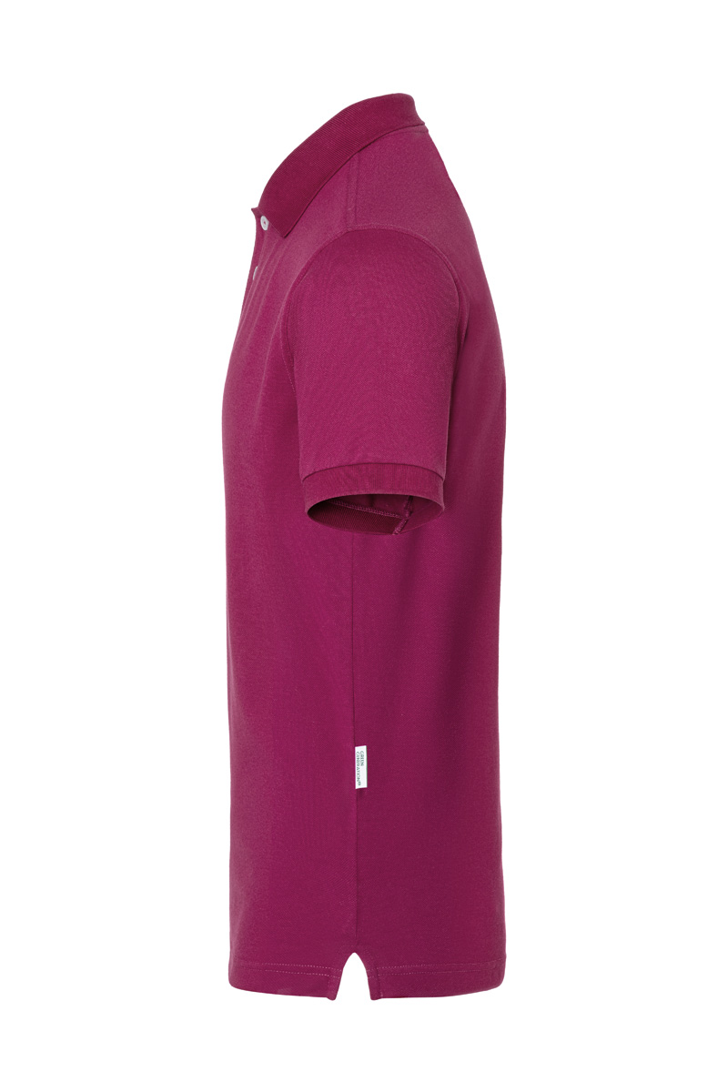 Poloshirt Herren Fuchsia – Herren Workwear Poloshirt Modern-Flair, Detailansicht