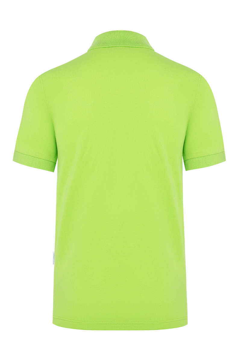 Poloshirt Herren Kiwi – Herren Workwear Poloshirt Modern-Flair, Detailansicht