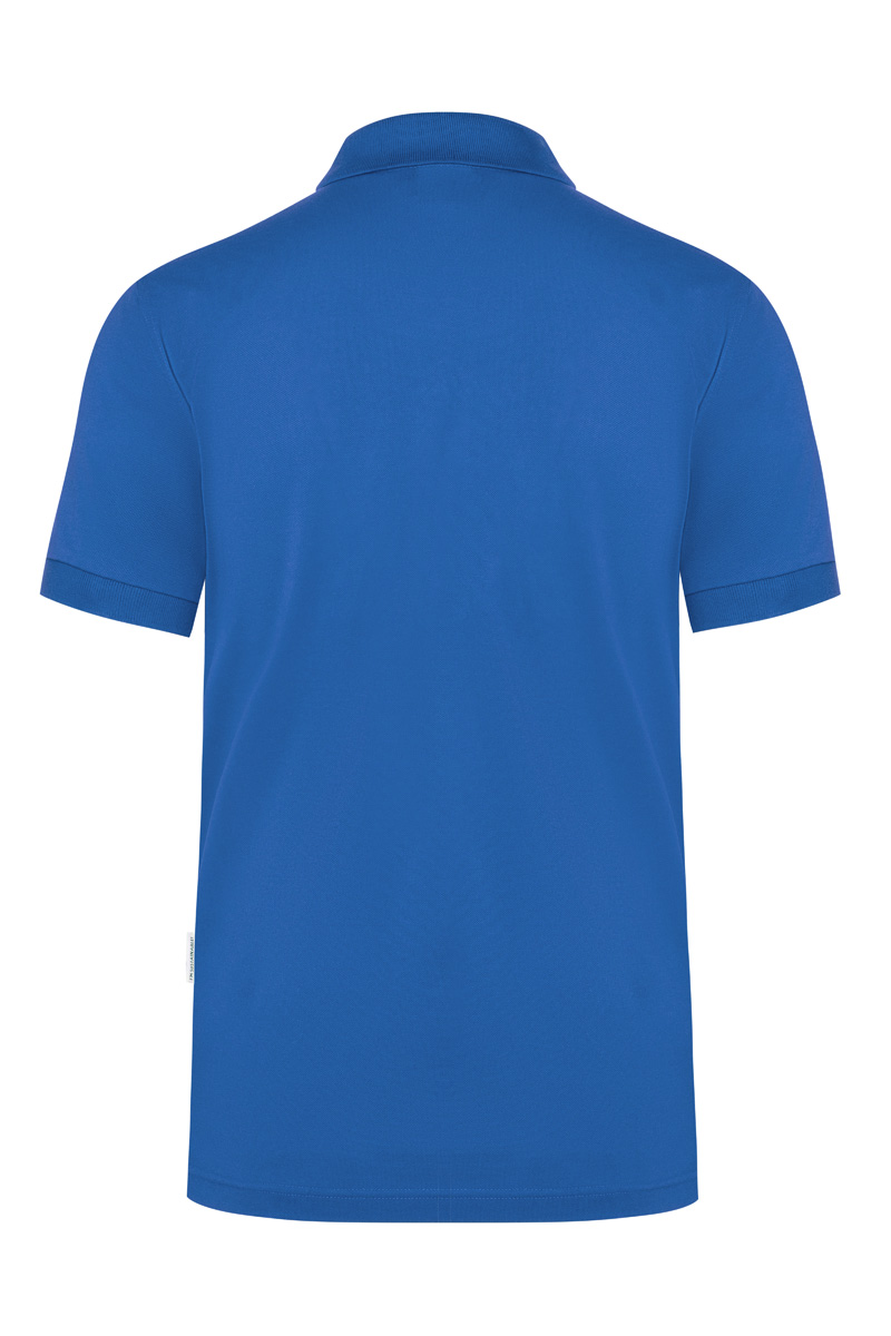 Poloshirt Herren Königsblau – Herren Workwear Poloshirt Modern-Flair, Detailansicht
