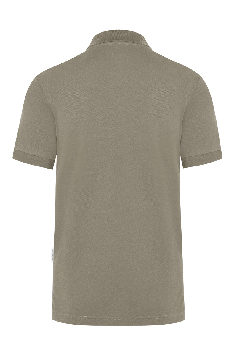 Poloshirt Herren Salbei – Herren Workwear Poloshirt Modern-Flair, Detailansicht