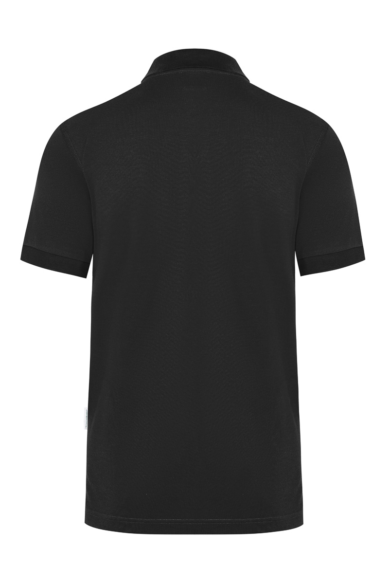 Poloshirt Herren Schwarz – Herren Workwear Poloshirt Modern-Flair, Detailansicht