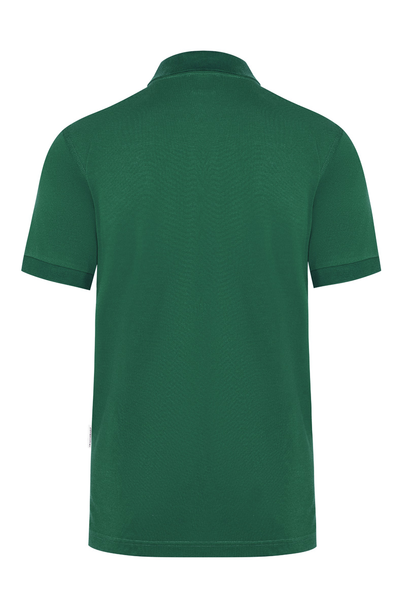 Poloshirt Herren Waldgrün – Herren Workwear Poloshirt Modern-Flair, Detailansicht