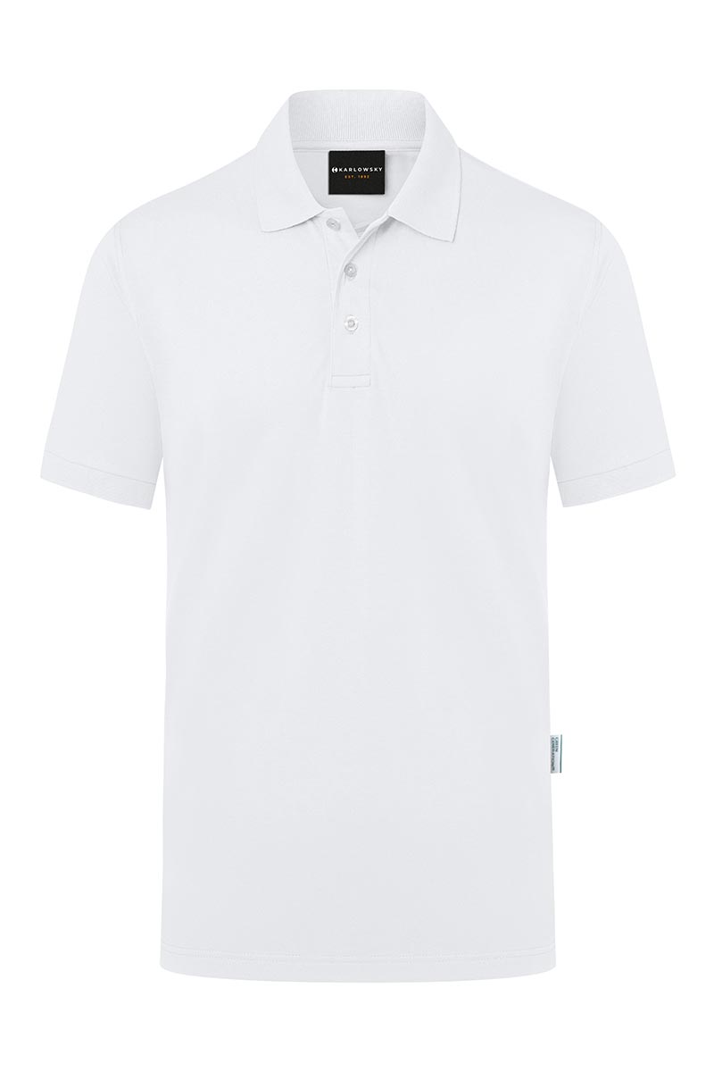 Poloshirt Herren Weiß – Herren Workwear Poloshirt Modern-Flair