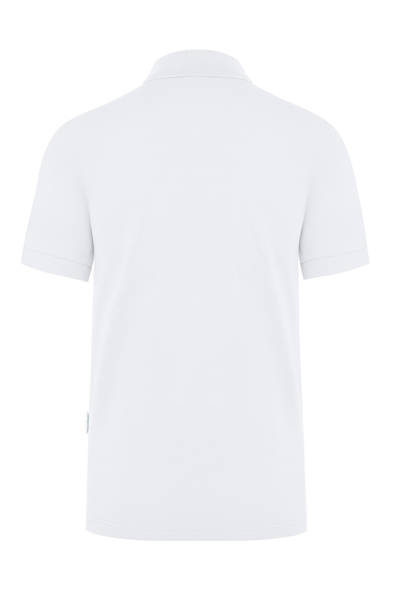 Poloshirt Herren Weiß – Herren Workwear Poloshirt Modern-Flair, Detailansicht