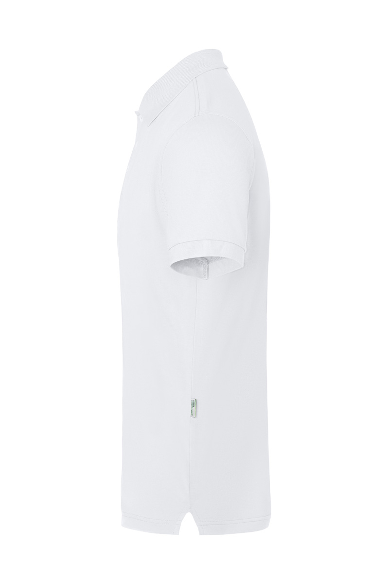 Poloshirt Herren Weiß – Herren Workwear Poloshirt Modern-Flair, Detailansicht