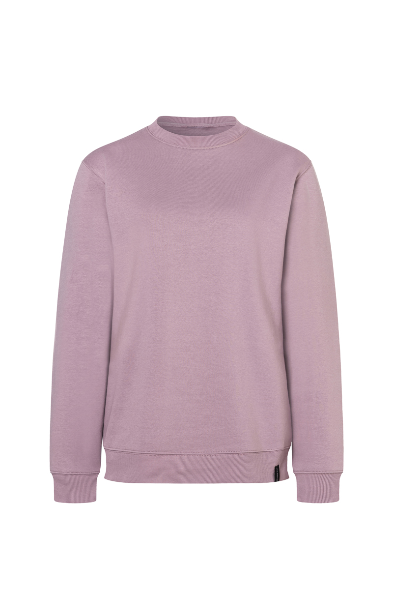 Sweatshirt Damen Dunkelrosa – Damen Workwear Sweatshirt Soft-Face, Detailansicht