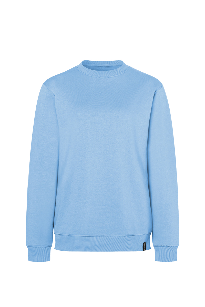 Sweatshirt Damen Eisblau – Damen Workwear Sweatshirt Soft-Face, Detailansicht