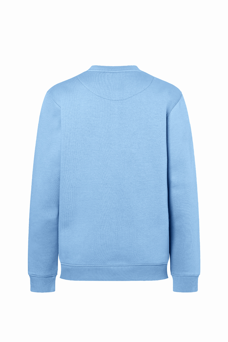 Sweatshirt Damen Eisblau – Damen Workwear Sweatshirt Soft-Face, Detailansicht