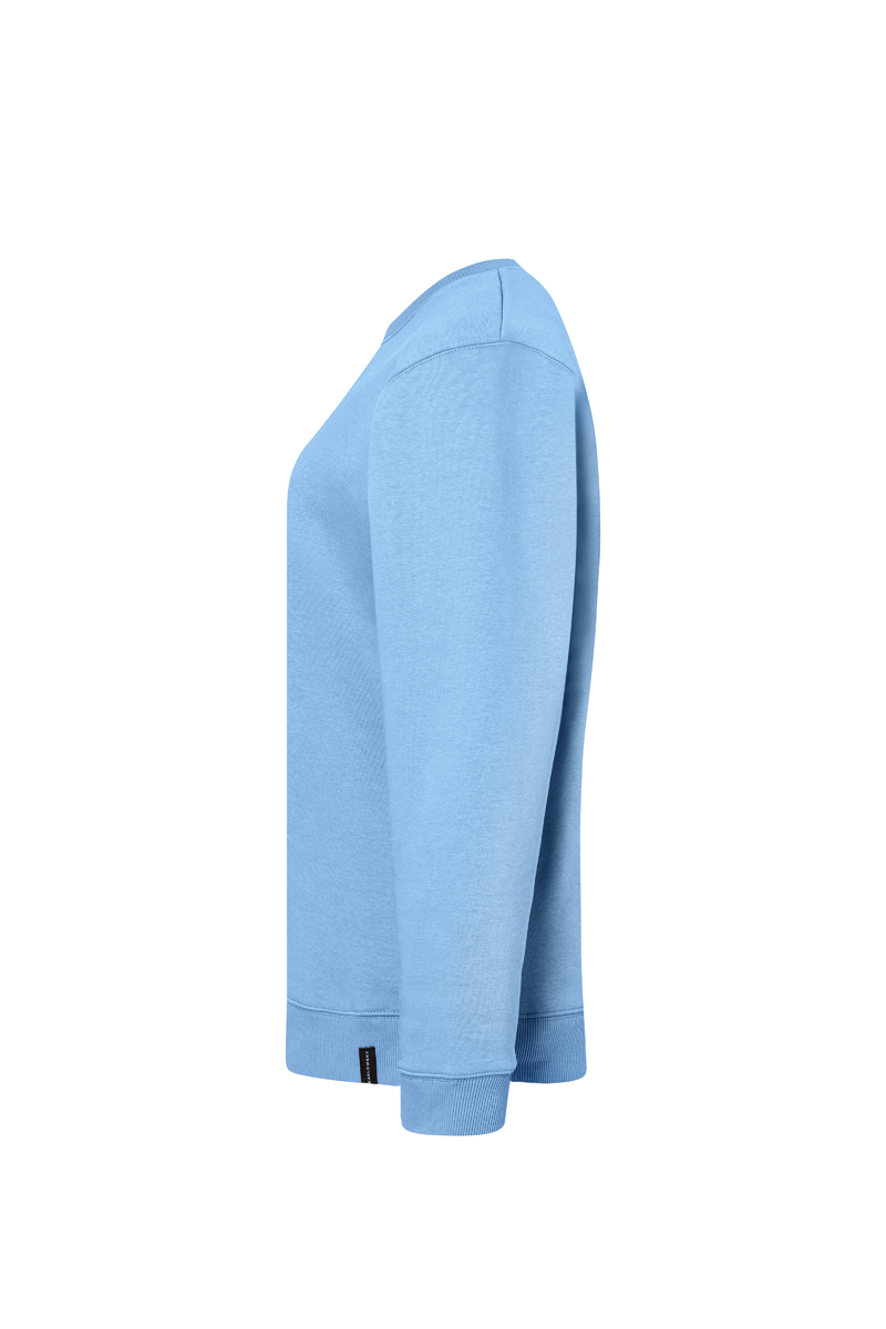Sweatshirt Damen Eisblau – Damen Workwear Sweatshirt Soft-Face, Detailansicht